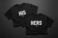 Custom couple's T-shirt for her – matching set